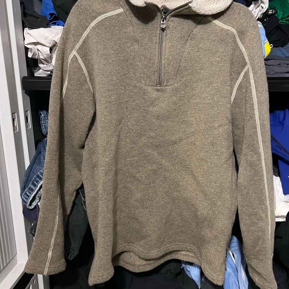 Men's kuhl tan Half-Zip Sweater